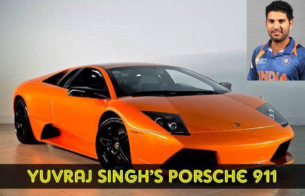 Indian Crickerters With Their Cars