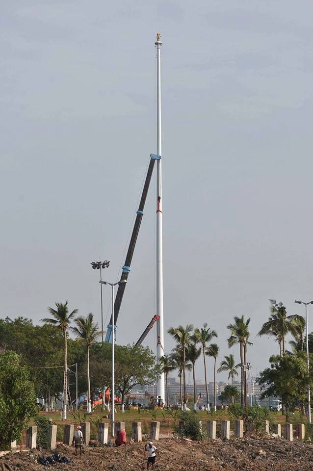 Indias Largest Flag at hyderabad launched photos