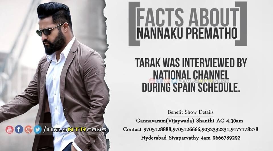 Fascinating Facts about Nannaku Prematho Movie