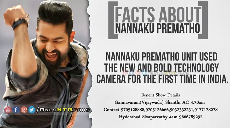 Fascinating Facts about Nannaku Prematho Movie