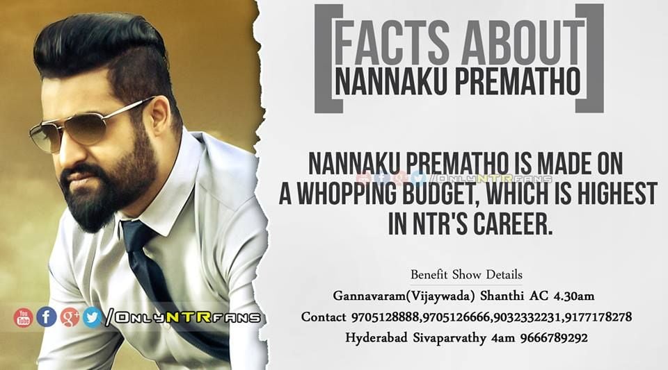 Fascinating Facts about Nannaku Prematho Movie