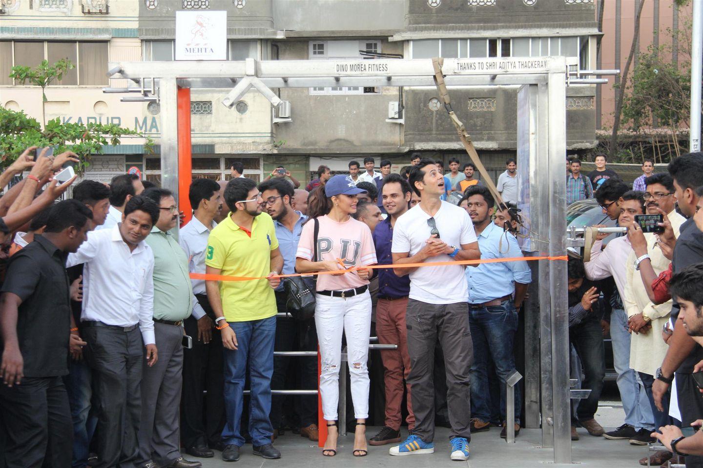 Jacqueline Fernandez Inaugurated Gym