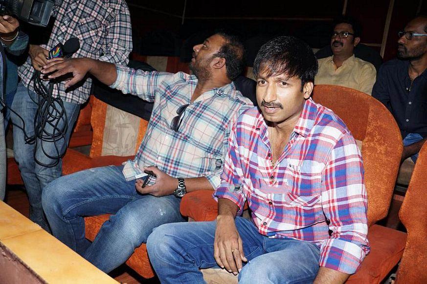 Jil Movie Team At Sandhya 70mm Photos