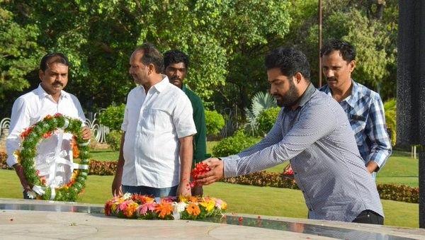 Jr NTR And Koratala Siva At NTR Ghat Pics