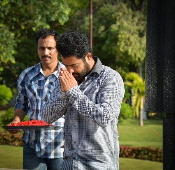 Jr NTR And Koratala Siva At NTR Ghat Pics