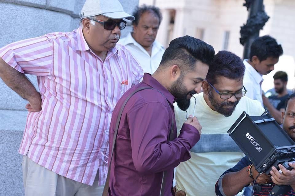Jr Ntr Exclusive Working Stills from sets of Nannaku Prematho