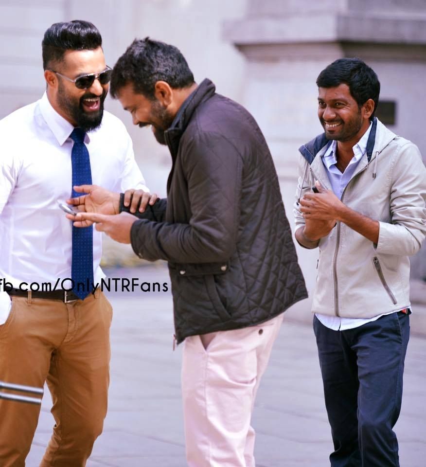 Jr Ntr Exclusive Working Stills from sets of Nannaku Prematho