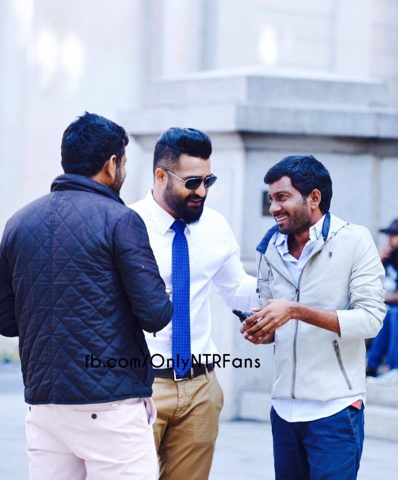 Jr Ntr Exclusive Working Stills from sets of Nannaku Prematho