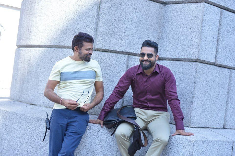 Jr Ntr Exclusive Working Stills from sets of Nannaku Prematho
