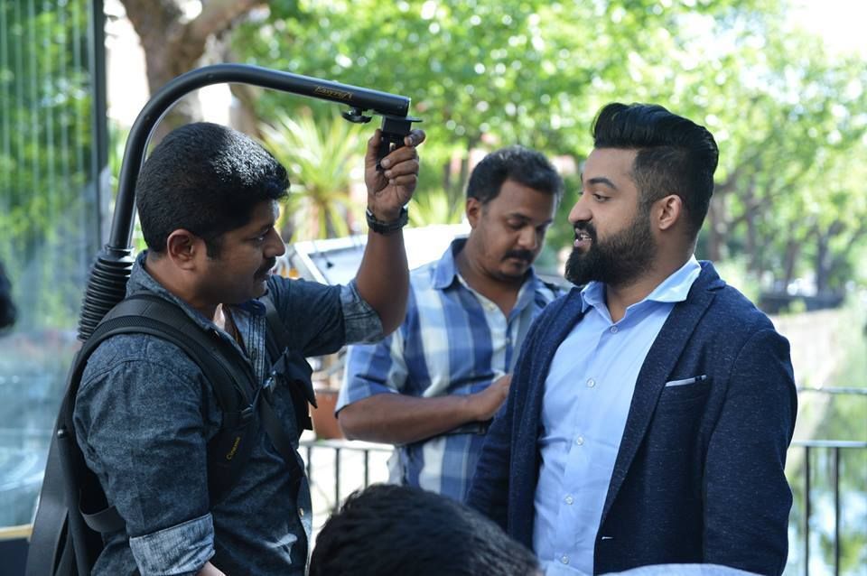 Jr Ntr Exclusive Working Stills from sets of Nannaku Prematho
