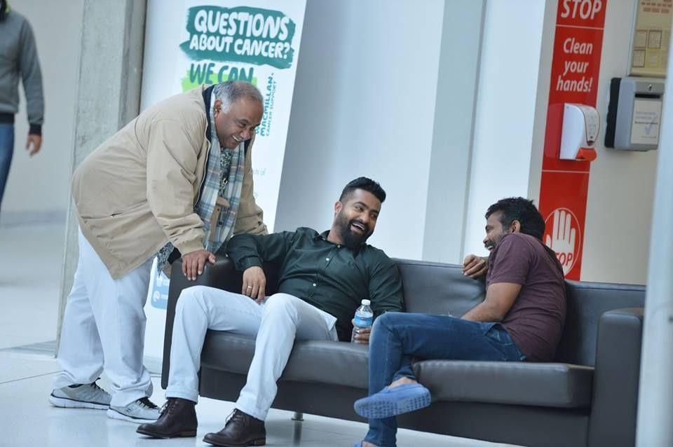 Jr Ntr Exclusive Working Stills from sets of Nannaku Prematho