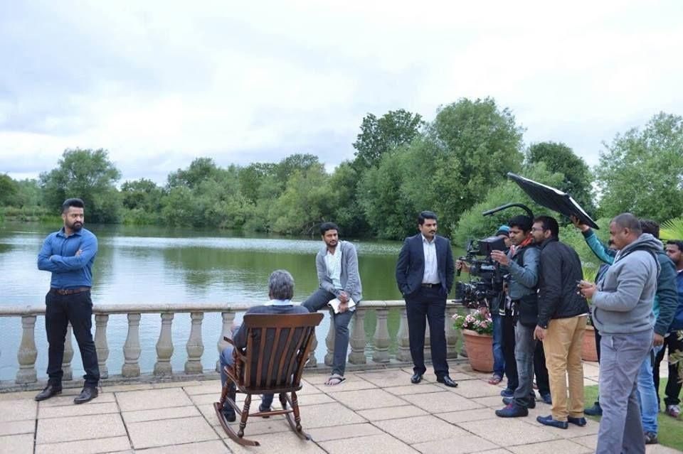 Jr Ntr Exclusive Working Stills from sets of Nannaku Prematho