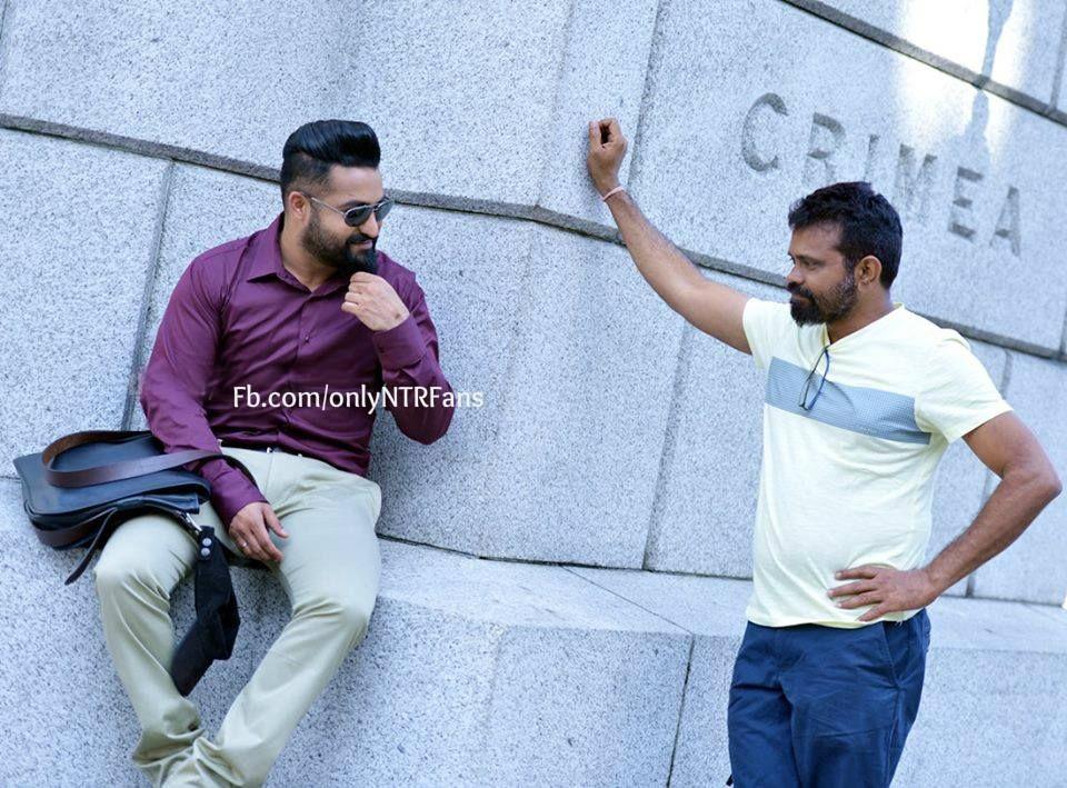 Jr NTR with Sukumar Follow Follow you Song Shoot