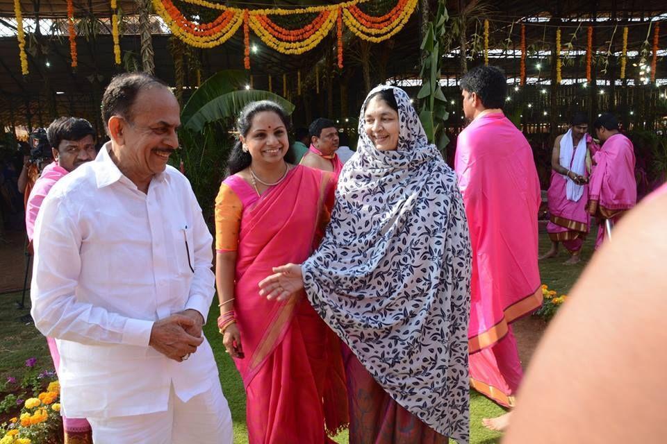  KCR Ayutha chandiyagam at kcr Farm house