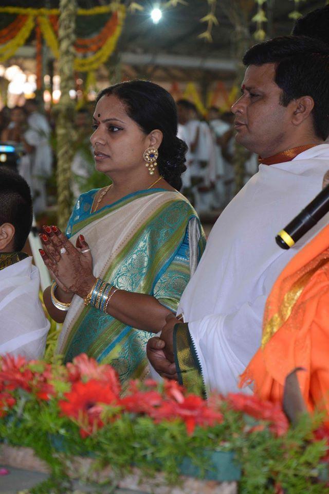  KCR Ayutha chandiyagam at kcr Farm house