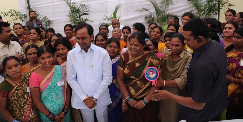 KCR Inauguration 2BHK homes for the poor Photos