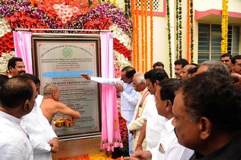 KCR Inauguration 2BHK homes for the poor Photos