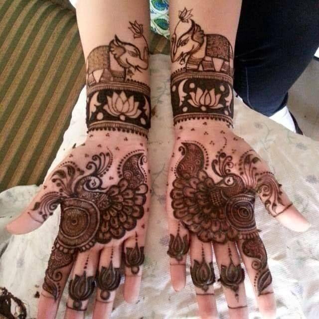 Latest Beautiful Mehendi Designs Photos