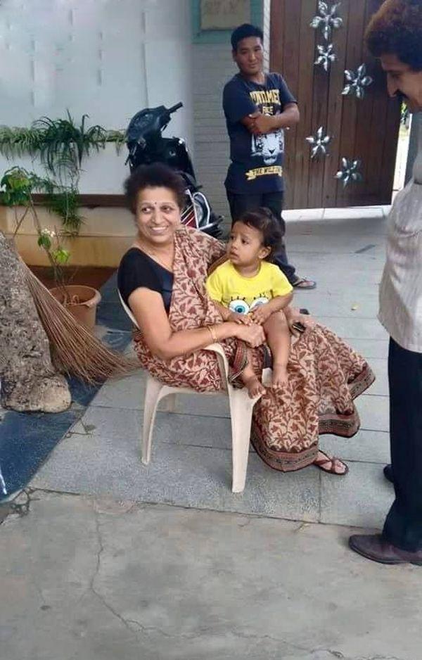 Latest Still of AbhayRam With Jr NTR Mother