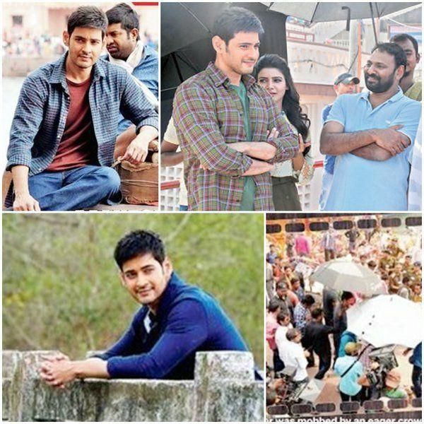 Mahesh & Samantha Spotted at Brahmotsavam Movie Set Photos