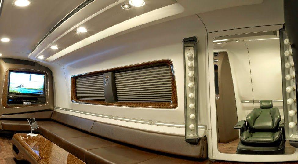 Mahesh Babu Interior Caravan Photos