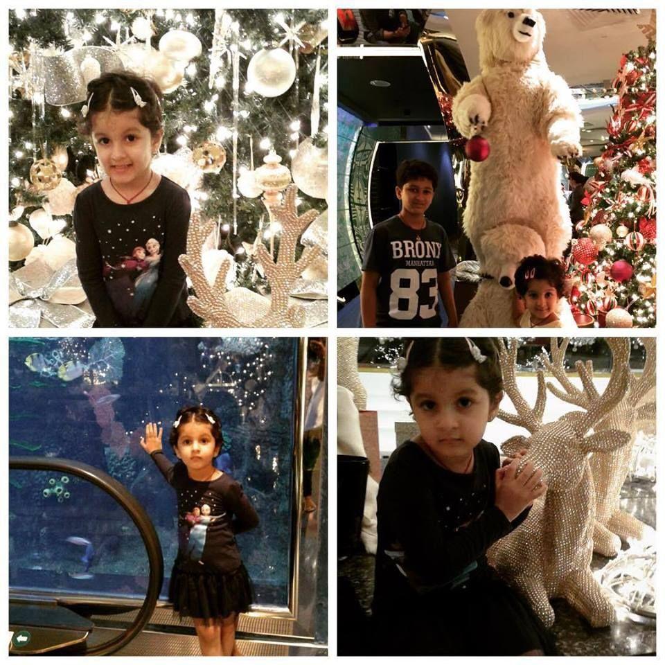 Mahesh Babu Sitara & Gautham at Christmas Celebrations Photos