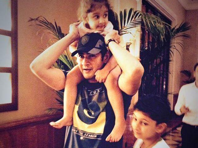 Mahesh Babu spending time with his kids Photos