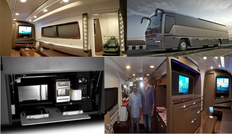 Prince Mahesh Babu Unseen Vanity Vehicle Photos