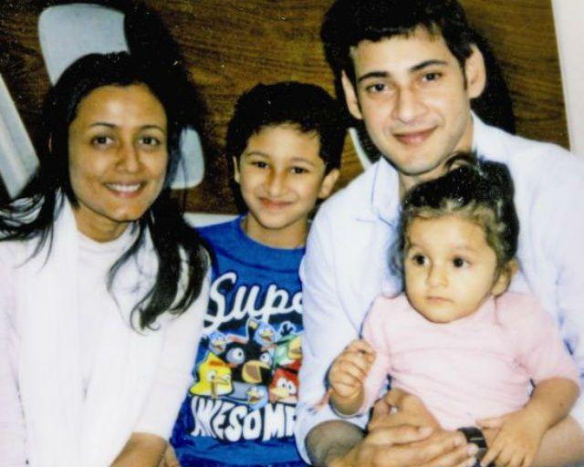 Mahesh Babu With His Childrens Rare Photos