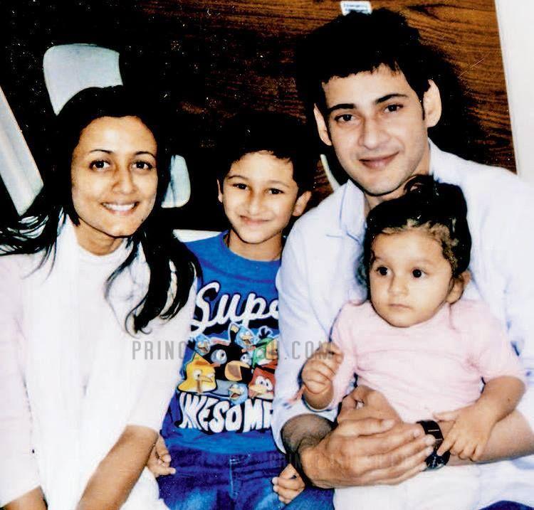Mahesh Babu With His Childrens Rare Photos