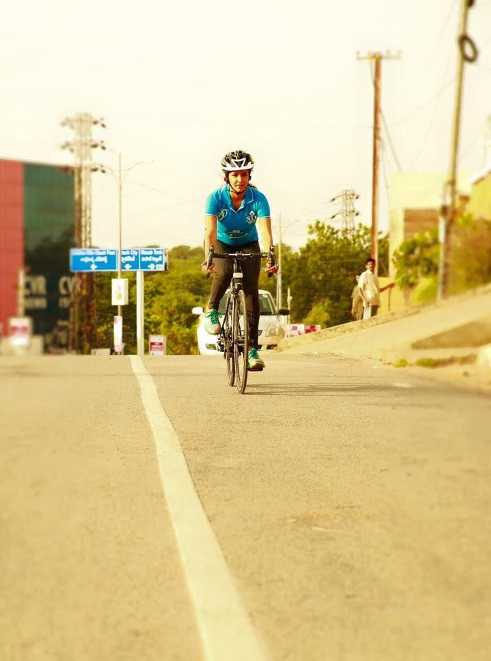 Manchu Lakshmi Riding Bicycle Stills