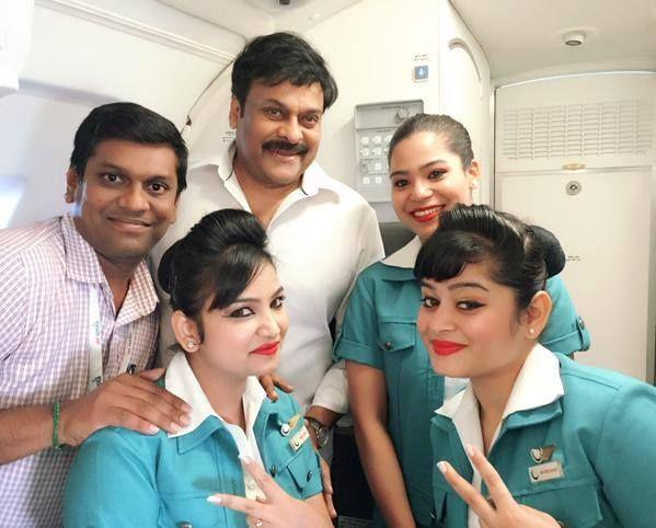 Megastar Chiranjeevi celebrated Raksha Bandhan with Air Costa