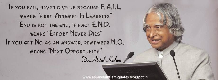 Memorable Quotes From APJ Abdul Kalam