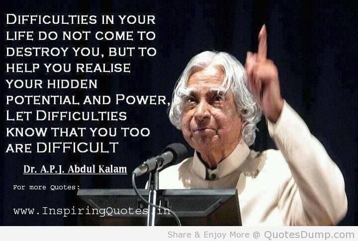 Memorable Quotes From APJ Abdul Kalam