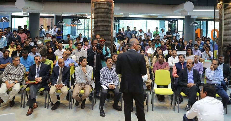 Microsoft Ceo visited T Hub Photos