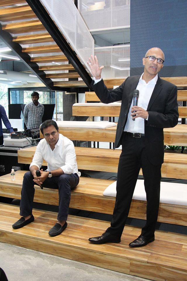 Microsoft Ceo visited T Hub Photos