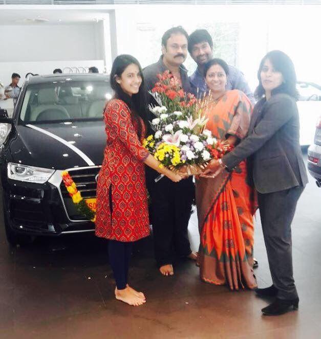 Nagababu Gifted Audi Car To Niharika Pics