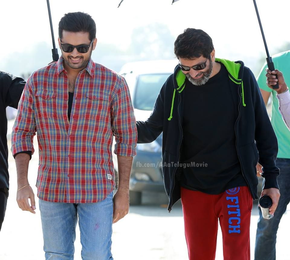 Nithin A Aa Movie Working Stills