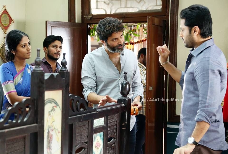Nithin A Aa Movie Working Stills