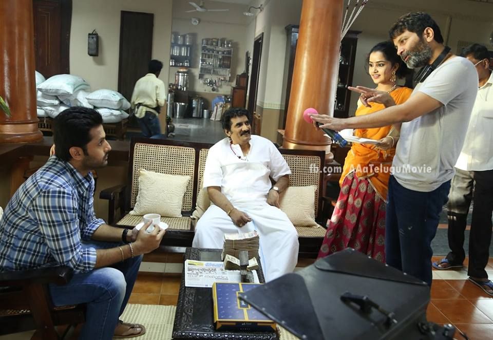 Nithin A Aa Movie Working Stills