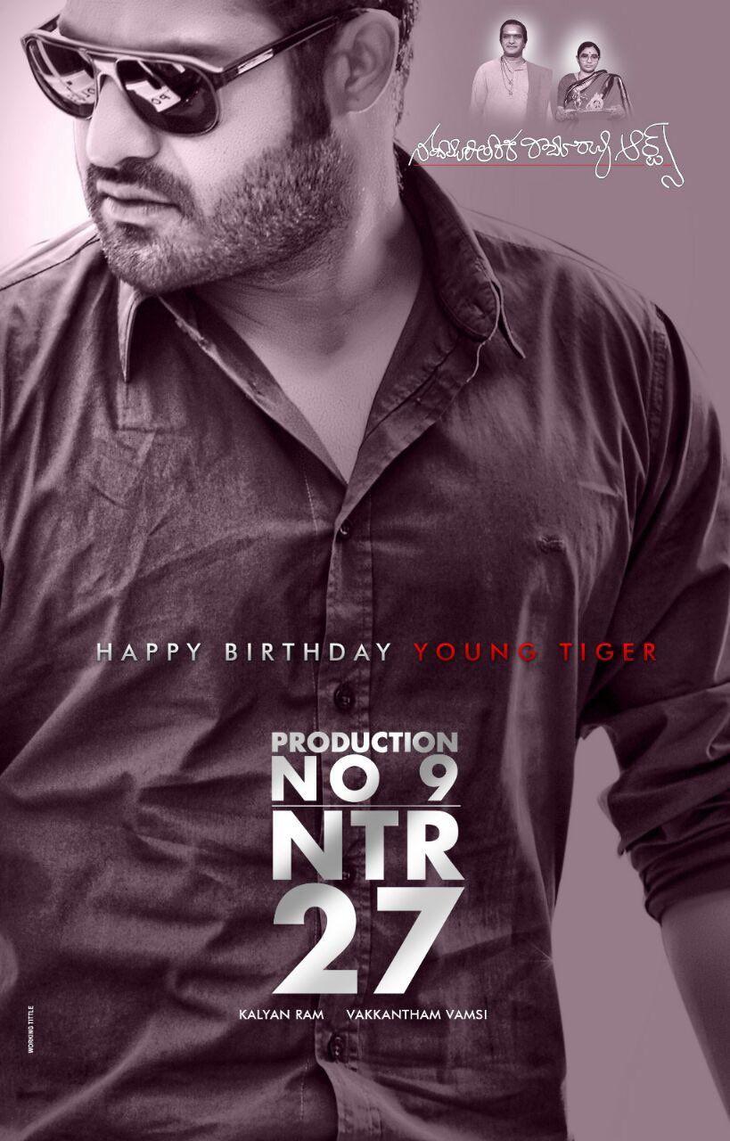 Ntr 27 Vakkantham Vamsi Movie First look Posters