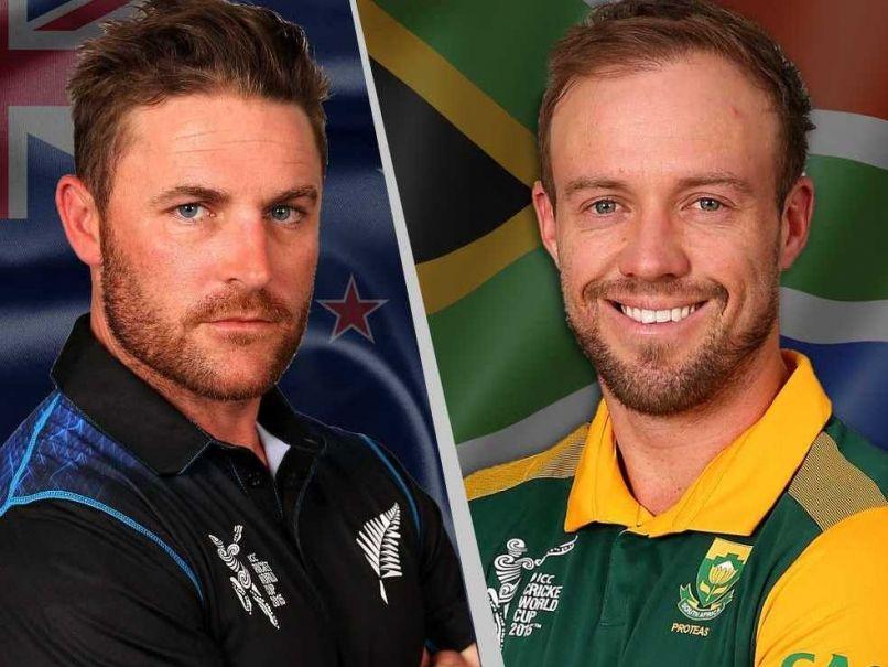 NZ VS SA 1st Semi Final Photos