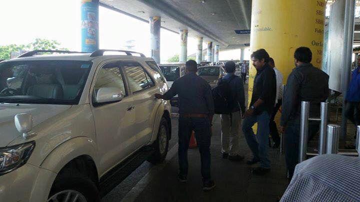 Pawan Kalyan at Hyderabad Airport Today Photos