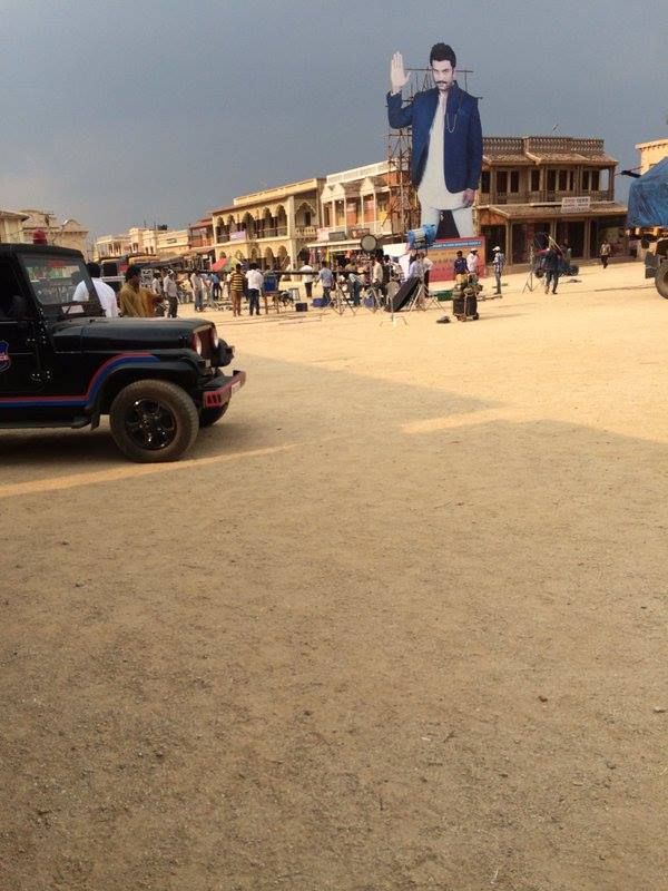 Pawan Kalyan at Sardaar Gabbar Singh Sets New Snap Photos