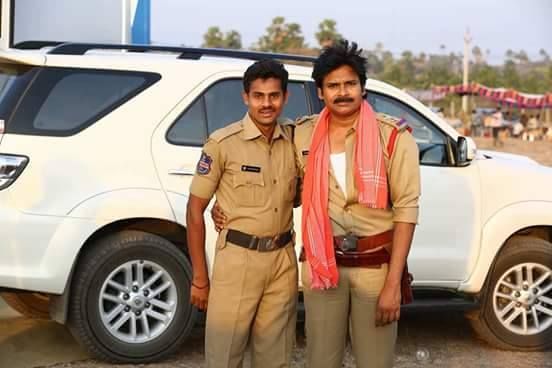 Pawan Kalyan at Sardaar Gabbar Singh Sets New Snap Photos