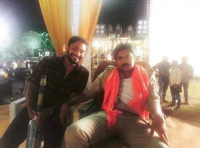 Pawan Kalyan at Sardaar Gabbar Singh Sets New Snap Photos