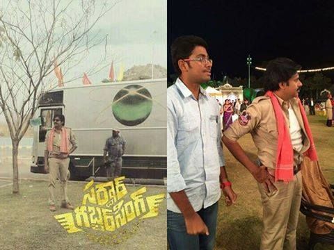 Pawan Kalyan at Sardaar Gabbar Singh Sets New Snap Photos