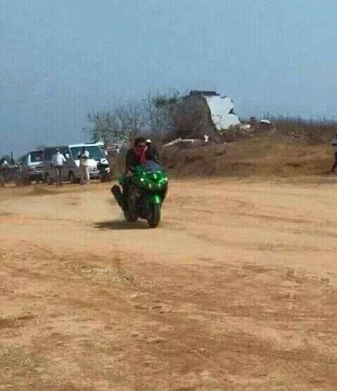 Pawan Kalyan at Sardaar Gabbar Singh Sets New Snap Photos