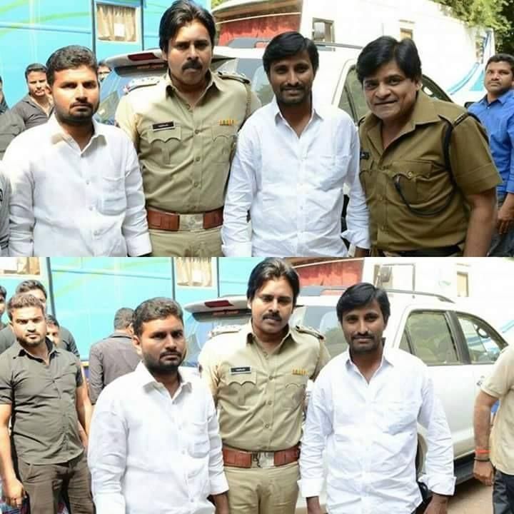 Pawan Kalyan Recent Photos at Sardaar Gabbar Singh Shooting Spot