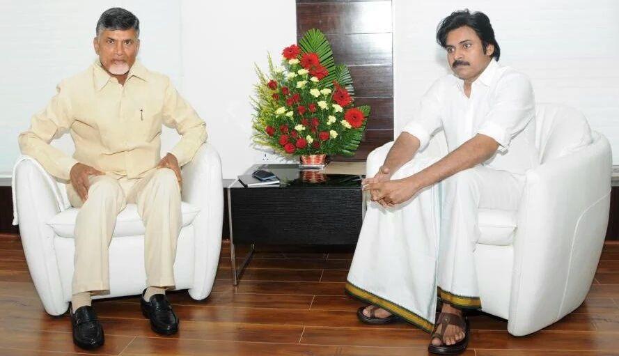 Pawan Kalyan Meet Chandra Babu Photos